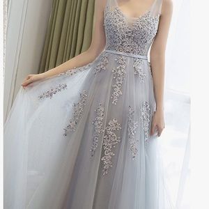 NEW Babyonline Dresses Ball Formal Gown Dusty Grey